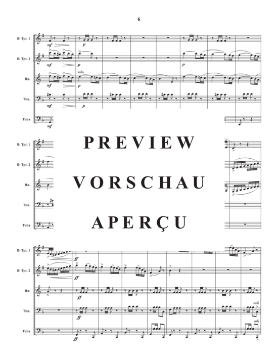 Produktgalerie: Seite 8 von 21 Morning, Noon and Nightin Vienna (Overture) , ,  (Blechbläserquintett)