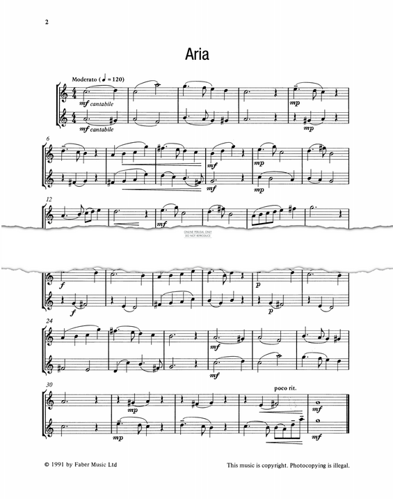 Produktgalerie: Seite 1 von 1 Aria, Robert Hinchliffe, Oboe