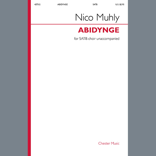 cover: Abidynge, Nico Muhly