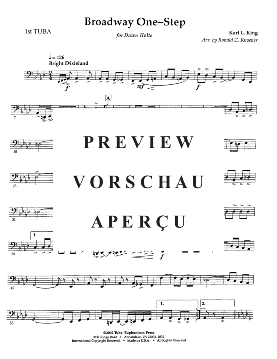 Product gallery: Page 17 of 20 Broadway One Step , , (Tuba Quartett EETT)