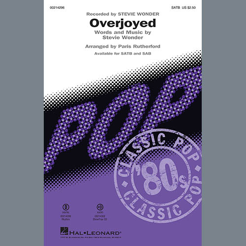 cover: Overjoyed, Stevie Wonder