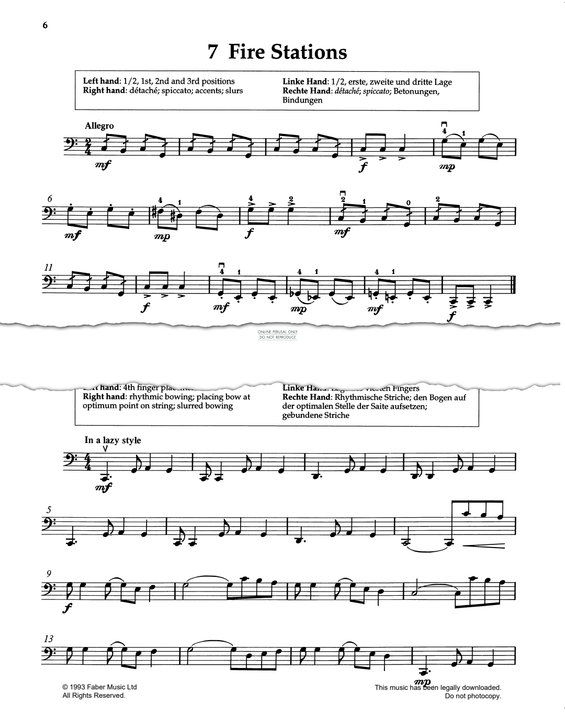 Produktgalerie: Seite 1 von 1 Fire Stations, Pat Legg, Violoncello