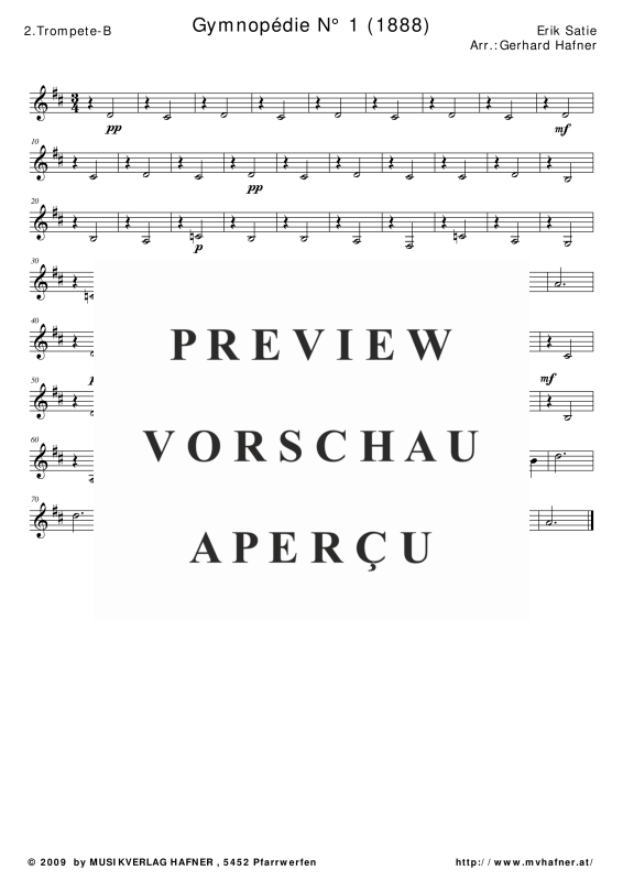 gallery: Gymnopedie No. 1, , (Blechbläser Quintett)