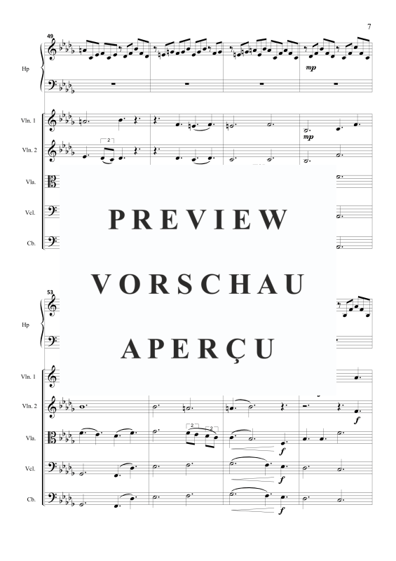 Product gallery: Page 10 of 11 Cantique de Jean Racine, , Mixed Choir, Harp and Strings