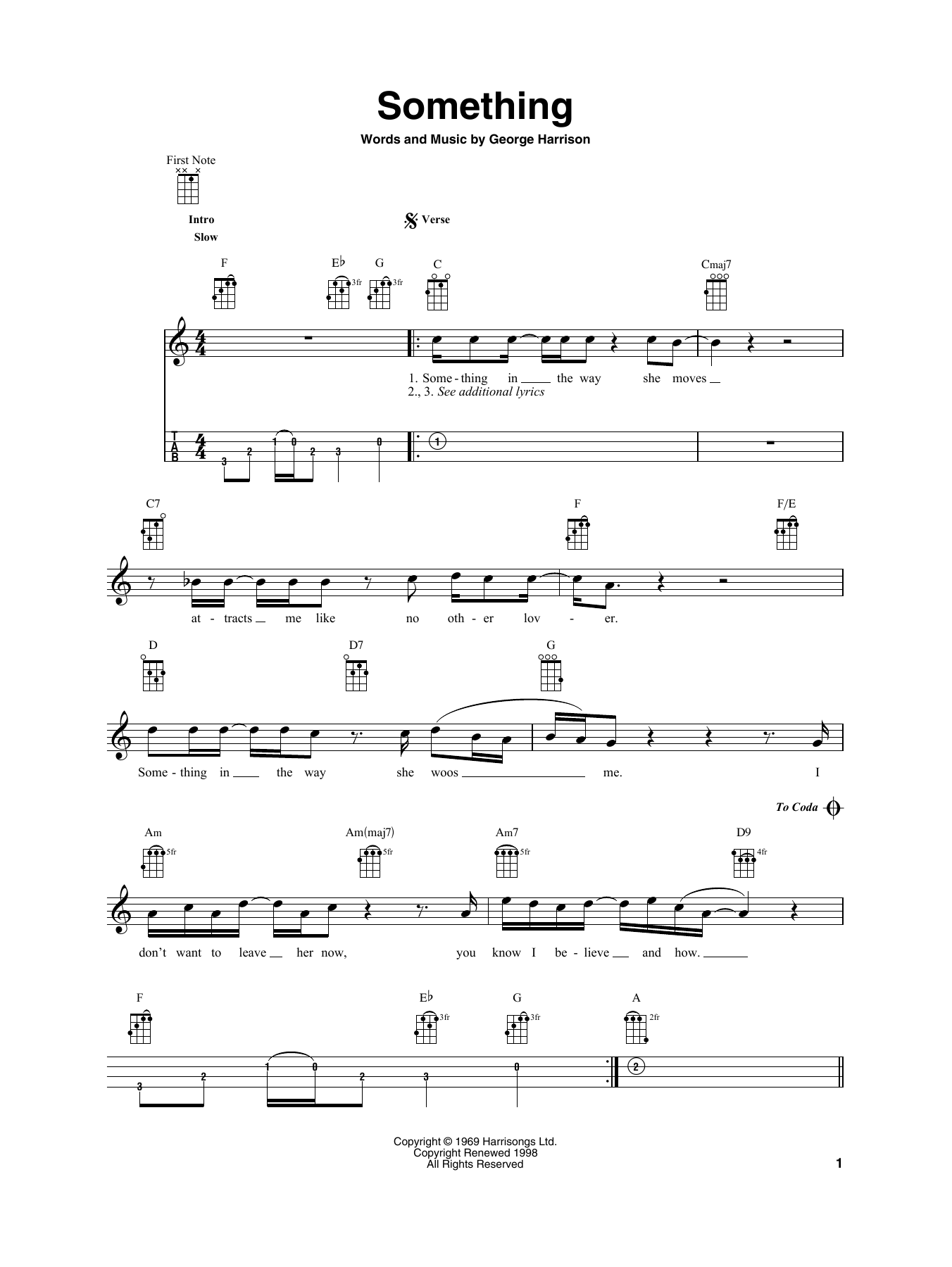 Product gallery: Page 1 of 1 Something, The Beatles