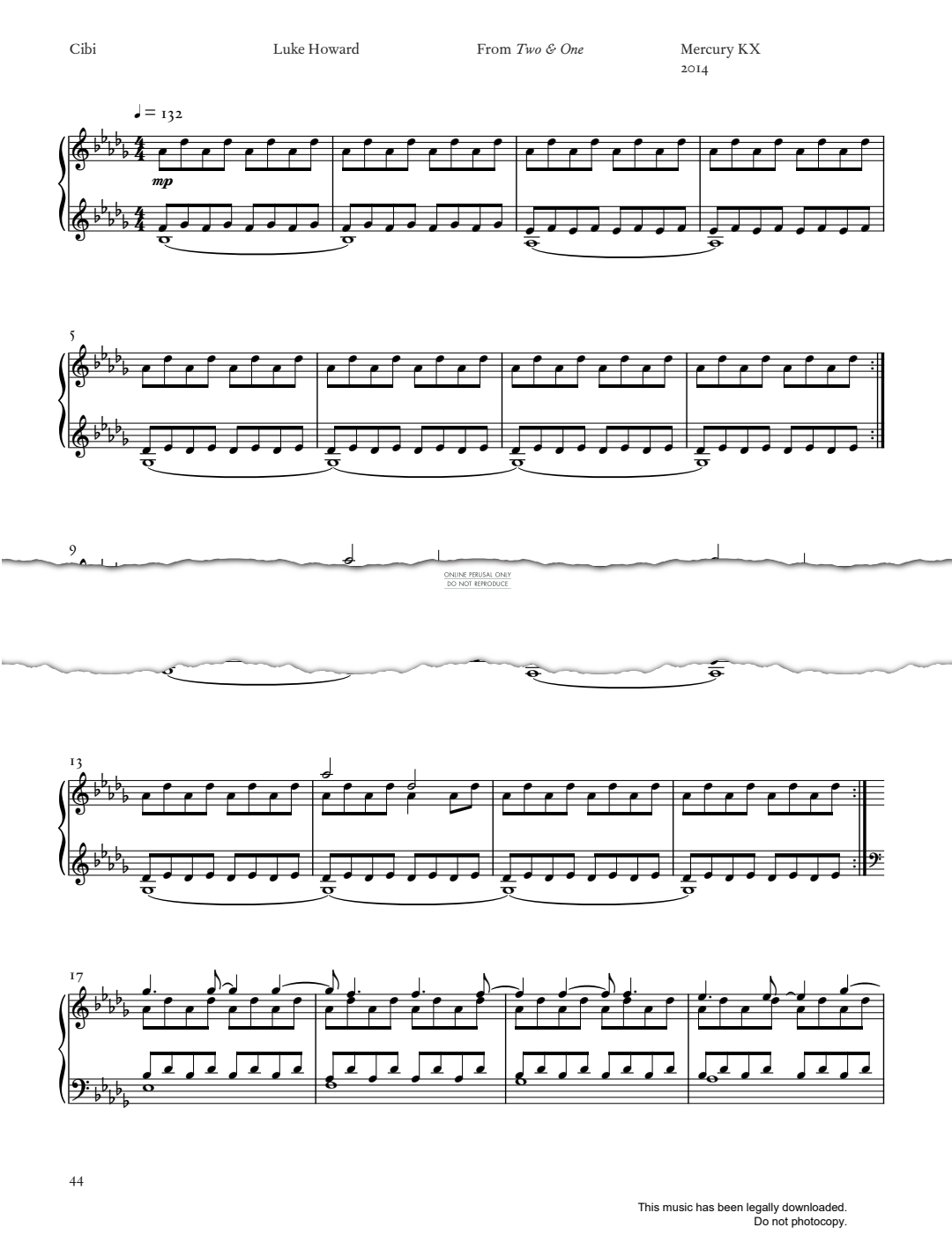 Produktgalerie: Seite 1 von 1 Cibi, Luke Howard, Klavier