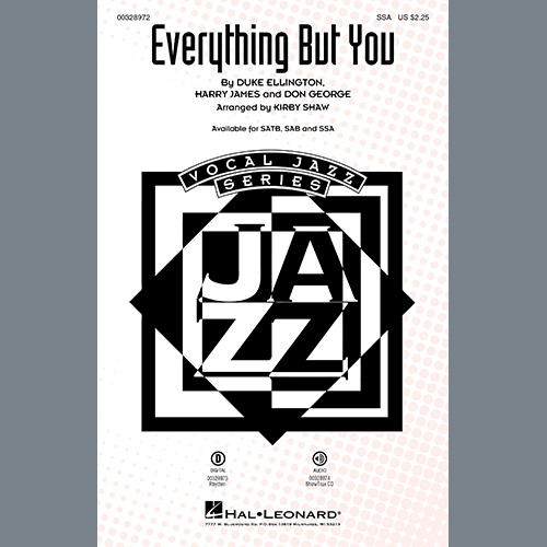 Produktbild zu: Everything But You (arr. Kirby Shaw)