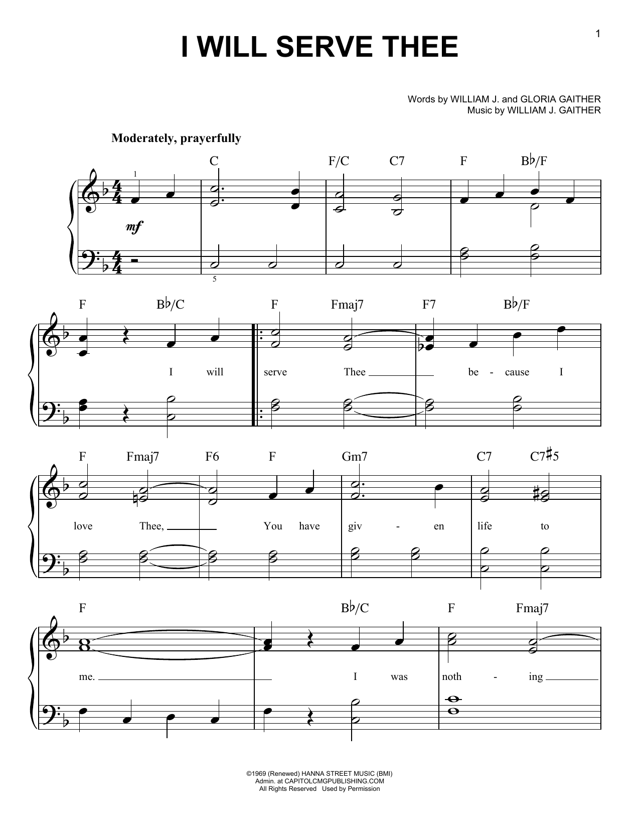 Produktbild zu: I Will Serve Thee