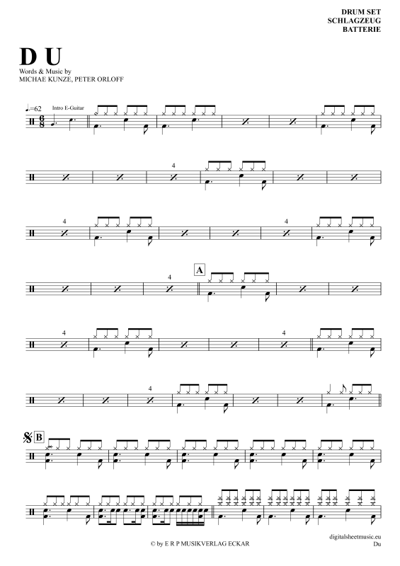 gallery: Du, Maffay, Peter, Drums