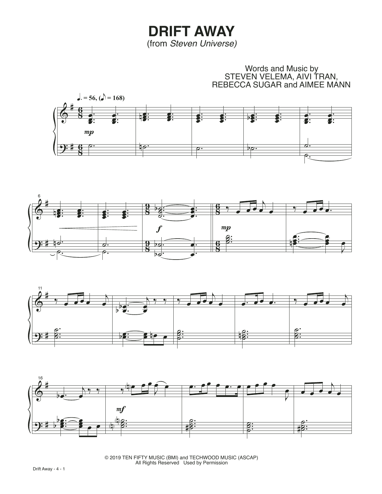 Produktbild zu: Drift Away (from Steven Universe: The Movie)