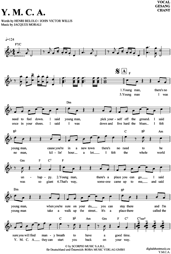 gallery: Y.M.C.A. , Village People, (Gesang)