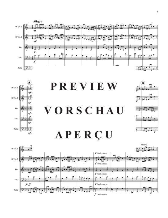 Produktgalerie: Seite 10 von 21 Grand Concerto 8 – 4 Sätze  , , (Blechbläserquintett)