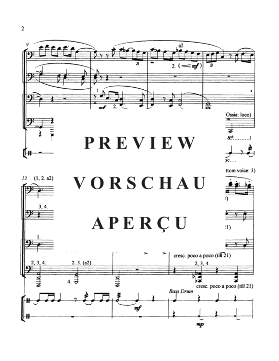 Produktgalerie: Seite 6 von 21 Solemn and Heroic Processional , , (Tuba Ensemble EEEETTTT + opt. Percussion)