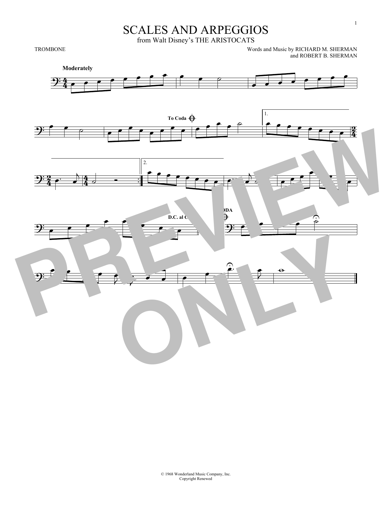 Product gallery: Page 1 of 1 Scales And Arpeggios, Richard & Robert Sherman