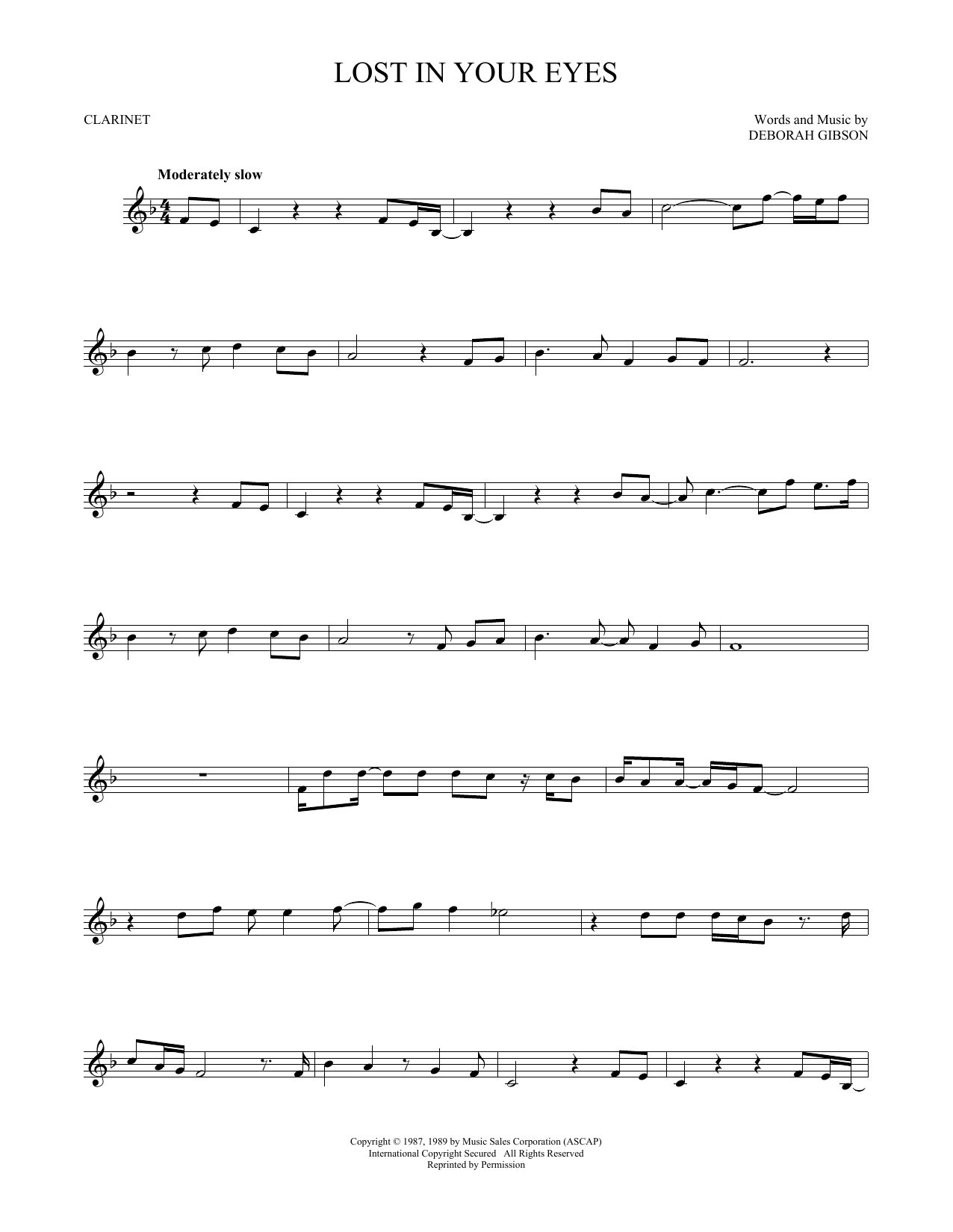 Product gallery: Page 1 of 1 Lost In Your Eyes, Debbie Gibson