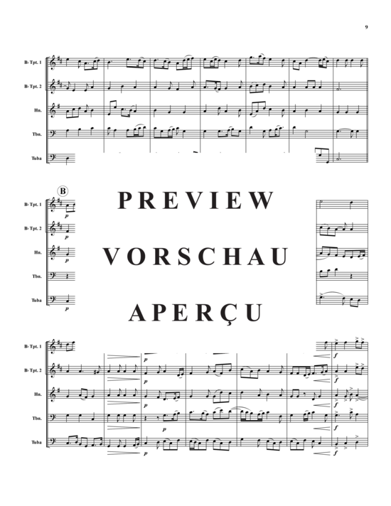 Produktgalerie: Seite 10 von 21 Drei Stücke , , (Blechbläserquintett)