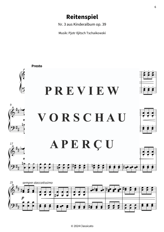gallery: Kinderalbum op. 39, , (Klavier Solo)
