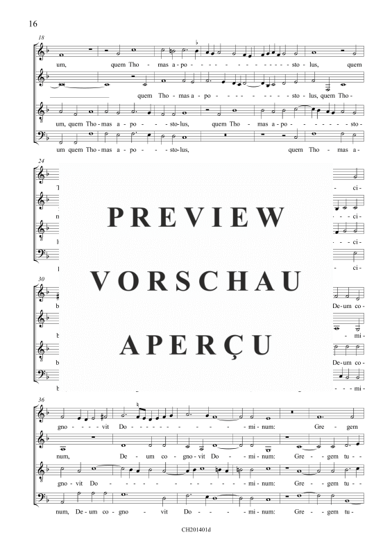gallery: O decus apostolicum, , (Gemischter Chor)