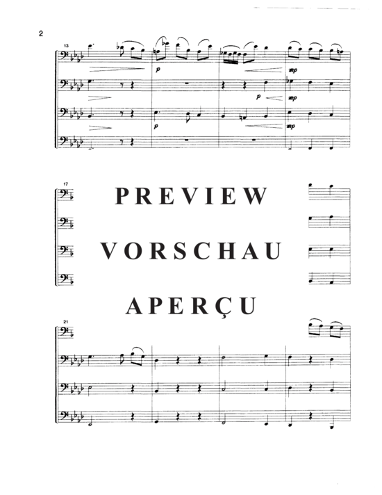 Product gallery: Page 4 of 19 Sarabande and Bouree , , (Tuba Quartett EETT)