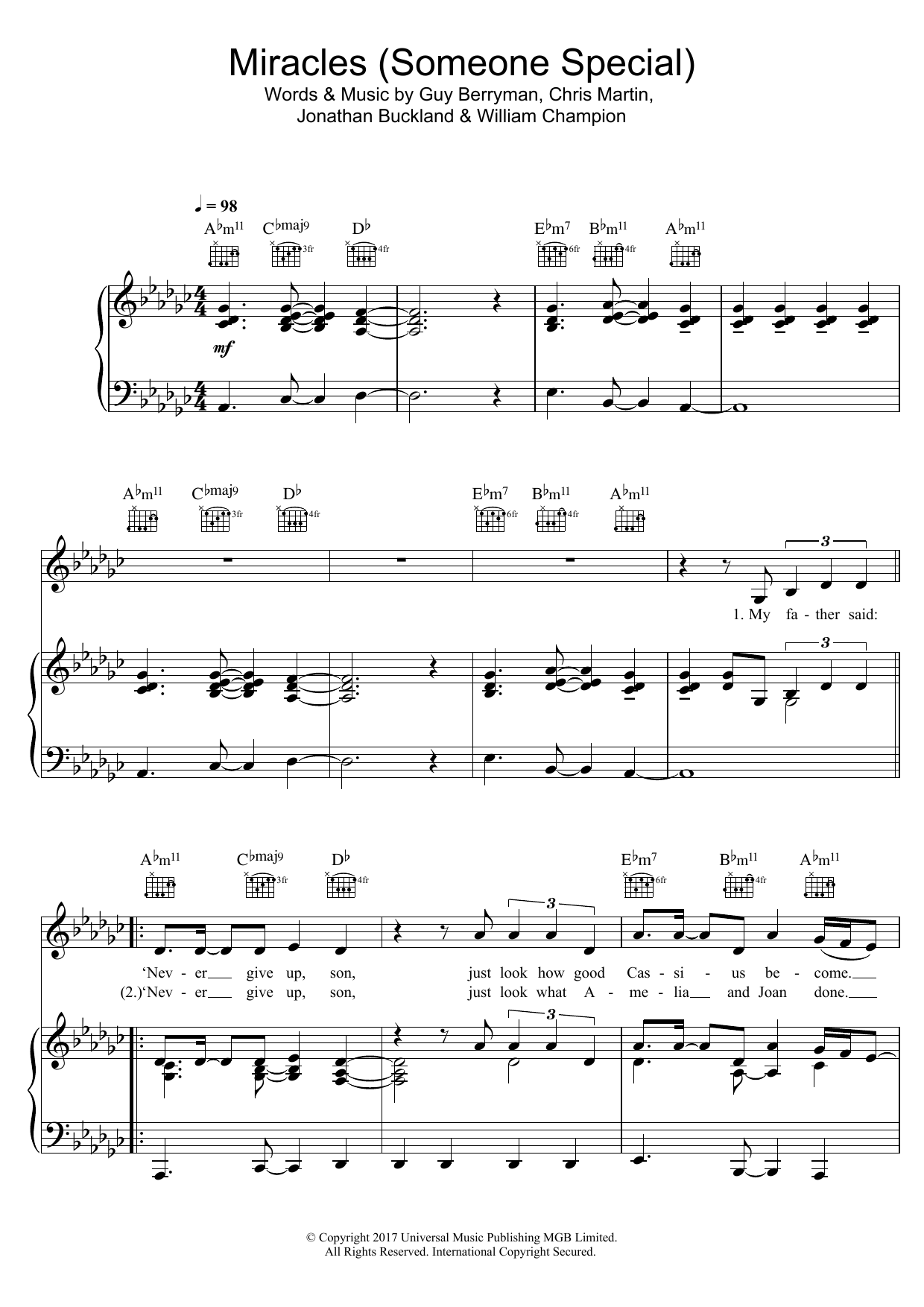 Produktbild zu: Miracles (Someone Special)