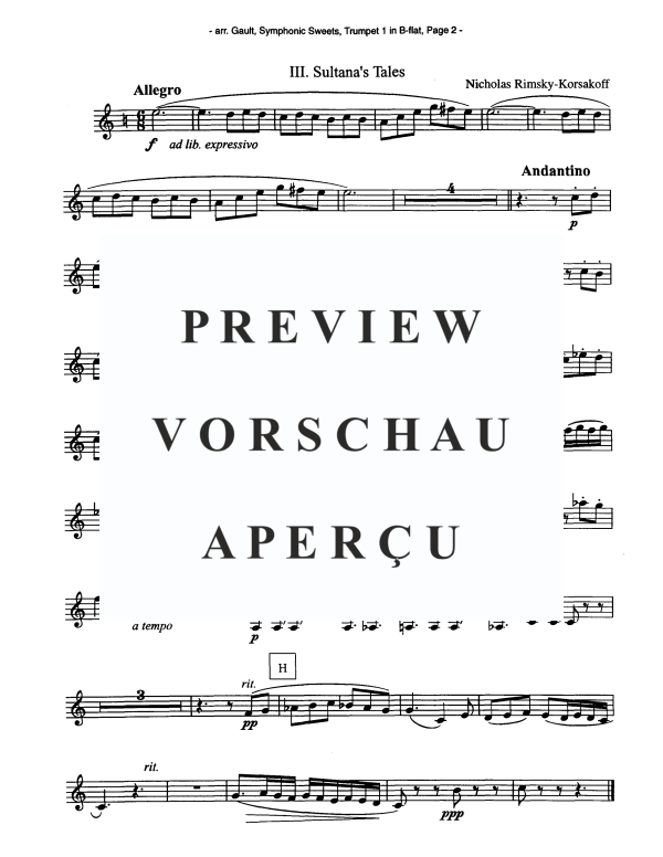 Produktgalerie: Seite 11 von 11 Symphonic Sweets, , Blechbläser Quartett