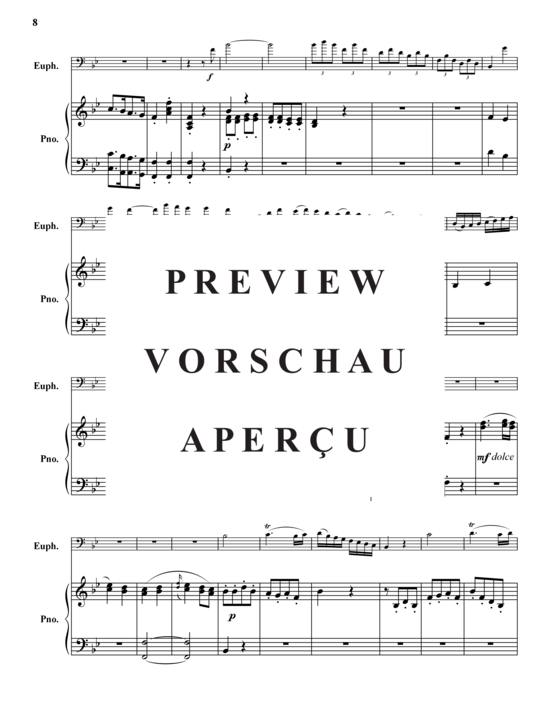 gallery: Presto aus Concerto in B , , (Bariton/Pos + Klavier)