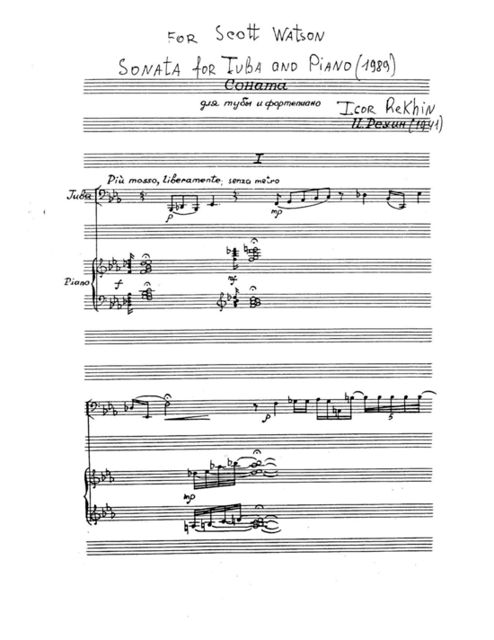 Produktbild zu: Sonata Igor Rehkin
