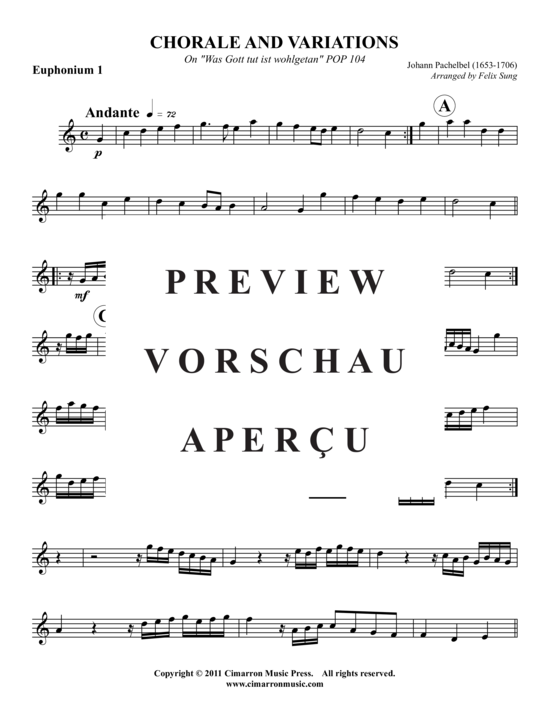 Product gallery: Page 8 of 17 Choral u.Variationen über Was Gott tut ist wohlgetan , , (Tuba Quartet: 2x Baritone, 2xTuba)