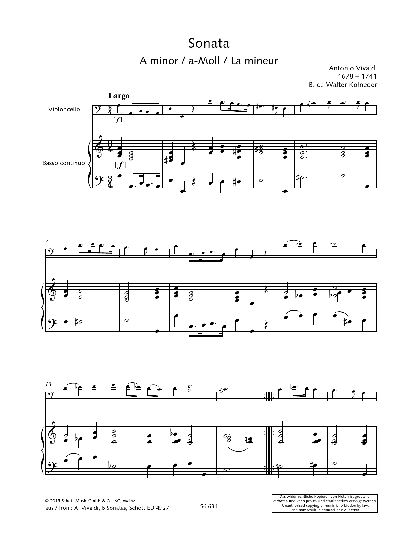 Produktbild zu: Sonata A Minor