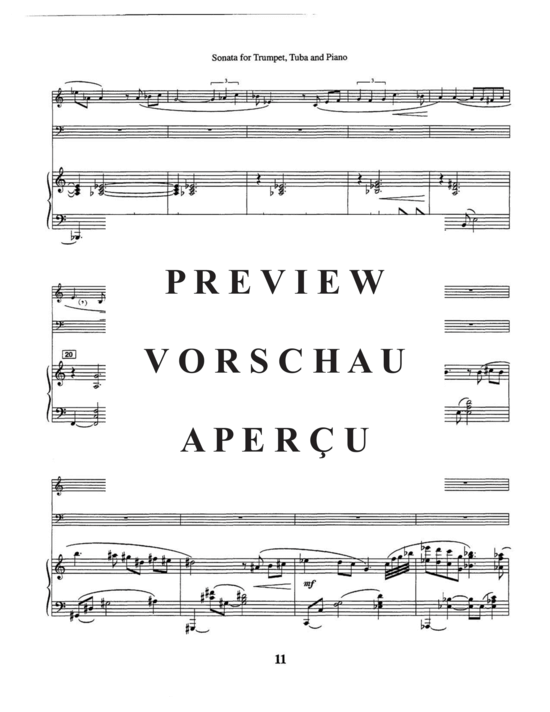 Produktgalerie: Seite 15 von 21 Sonata , , (Trompete in Bb/C, Tuba + Klavier)