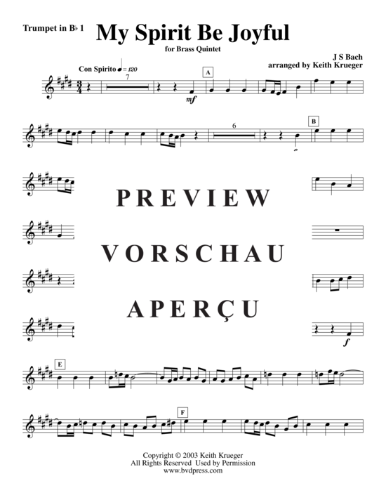 Produktgalerie: Seite 6 von 15 Wir müssen durch viel Trübsal (My Spirit Be Joyful) , ,  (Blechbläserquintett)