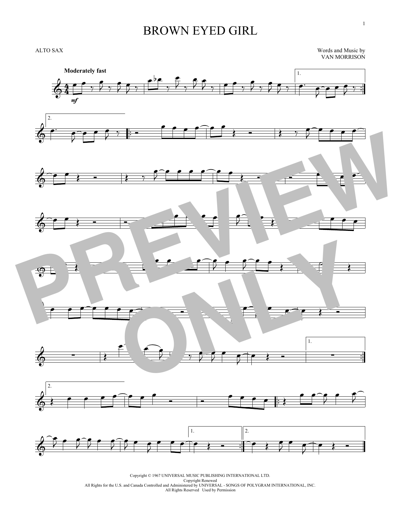 Product gallery: Page 1 of 1 Brown Eyed Girl, Van Morrison