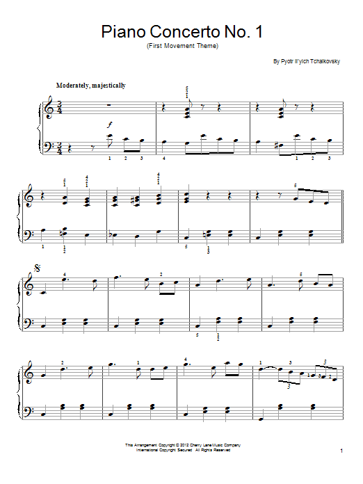 Produktbild zu: Piano Concerto No. 1 In B-Flat Minor, Op. 23, First Movement Excerpt