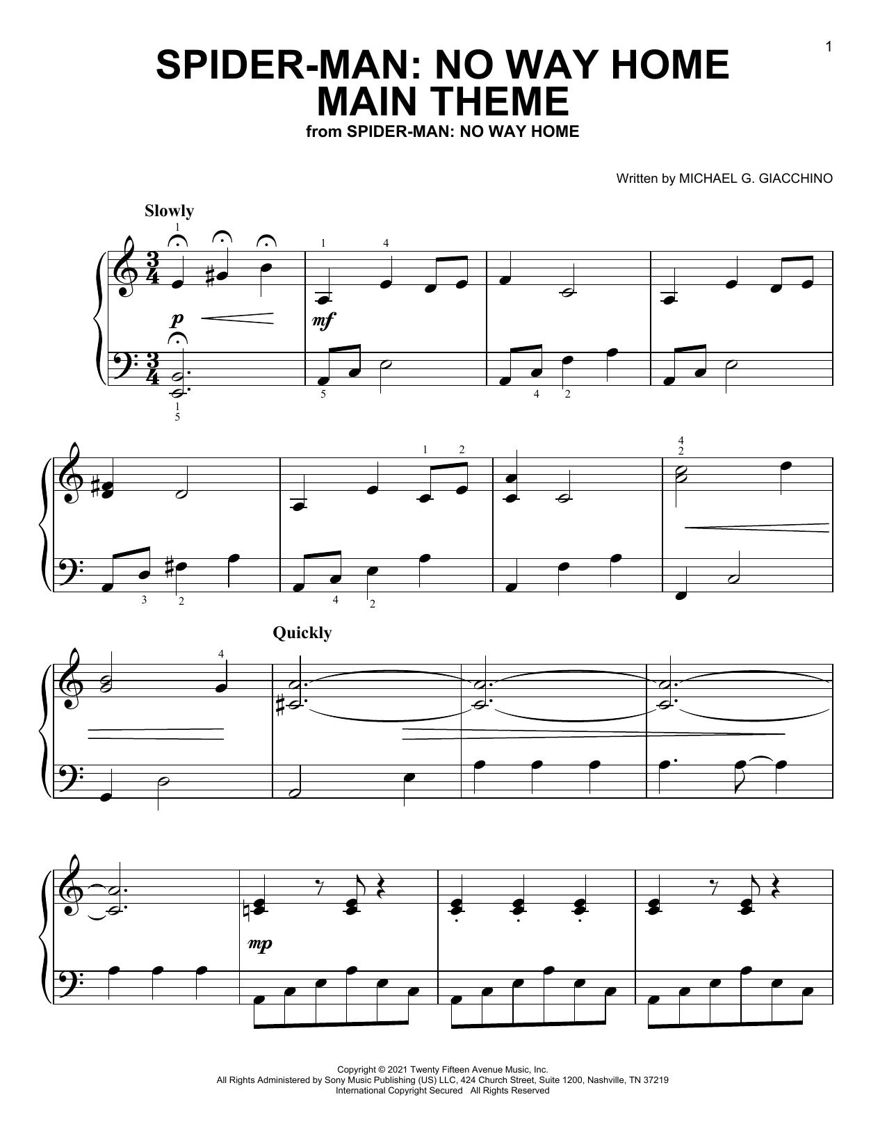 Product picture to: Spider-Man: No Way Home (Main Theme)