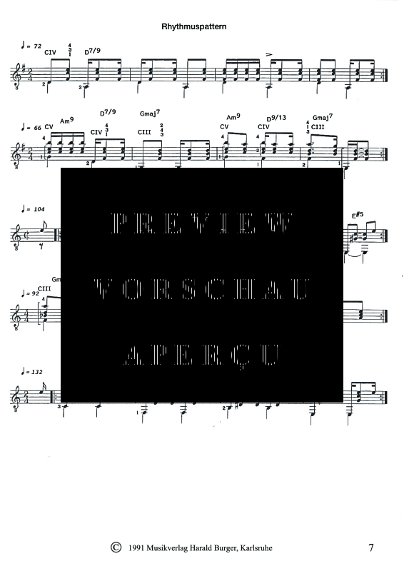 gallery: Bossa Nova für Einsteiger, , Gitarre Solo