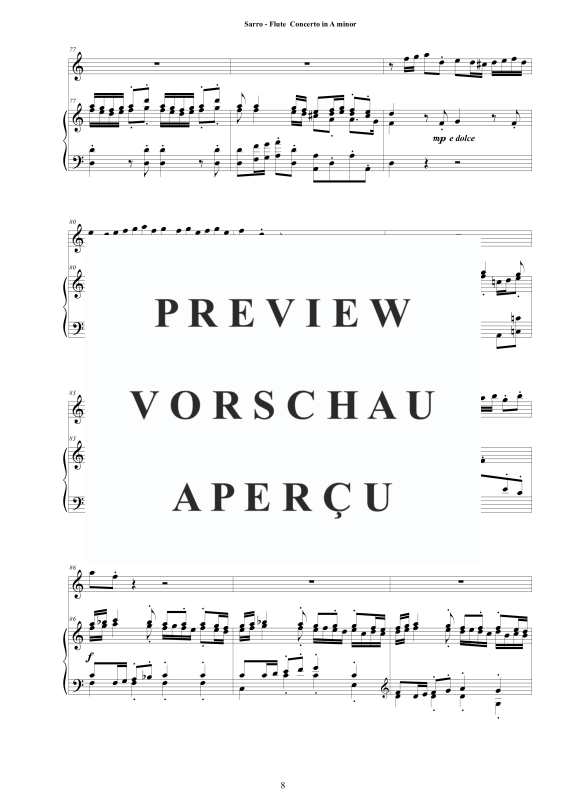Product gallery: Page 9 of 11 Flöten Konzert in A-Moll, , Flute and Harpsichord