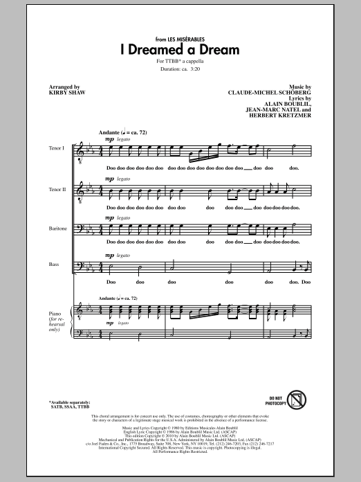 Produktbild zu: I Dreamed A Dream