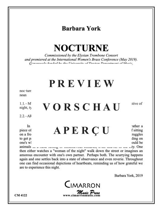Product gallery: Page 2 of 21 Nocturne , , (Trombone Quartet)