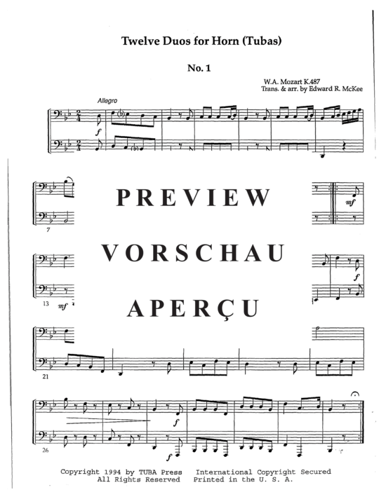 gallery: Twelve Duos for Horn , , (Tuba Duett)