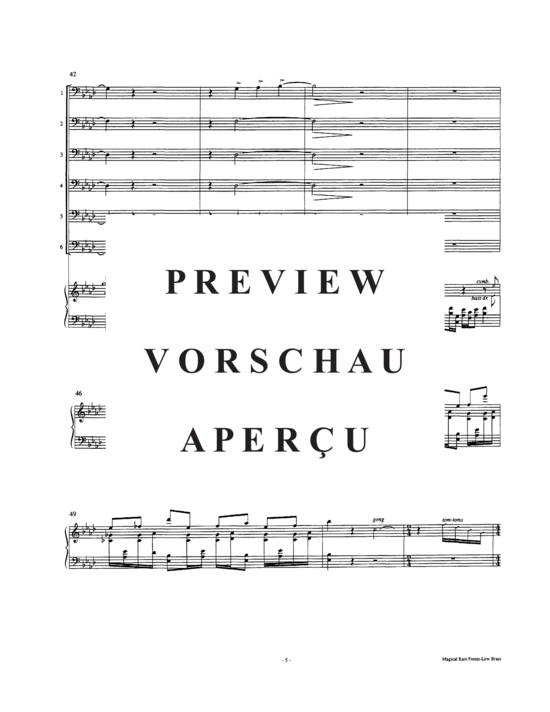 Produktgalerie: Seite 7 von 21 Into the Magical Rain Forest , , (Tuba Ensemble 1-6 Tuben + Tape)
