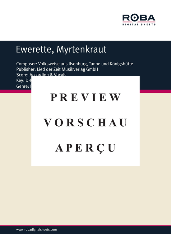 Product gallery: Page 2 of 3 Ewerette, Myrtenkraut , , (accordion)