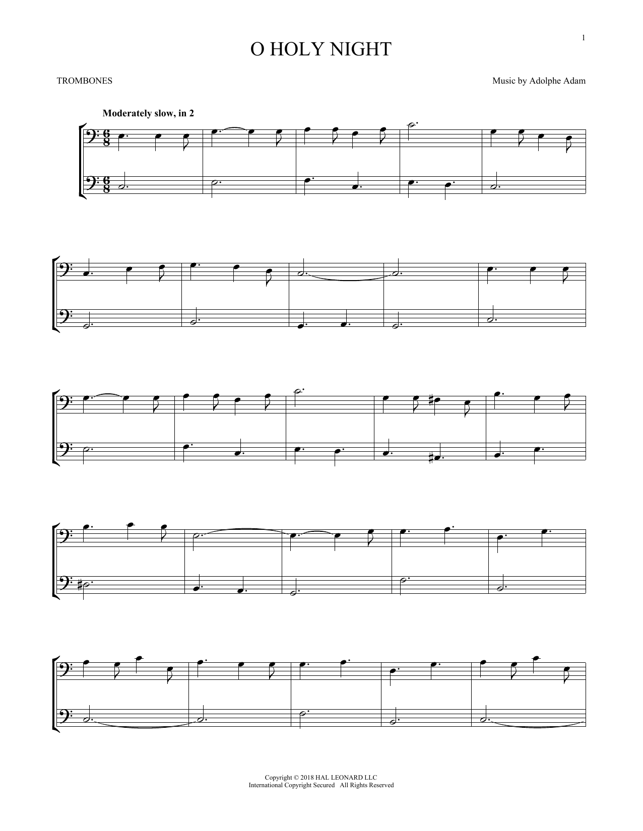 Product gallery: Page 1 of 1 O Holy Night, Adolphe Adam