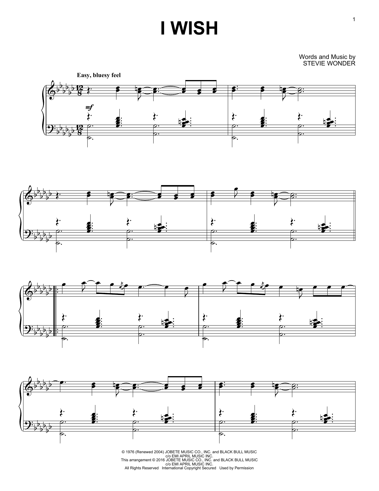 Product picture to: I Wish [Jazz version]
