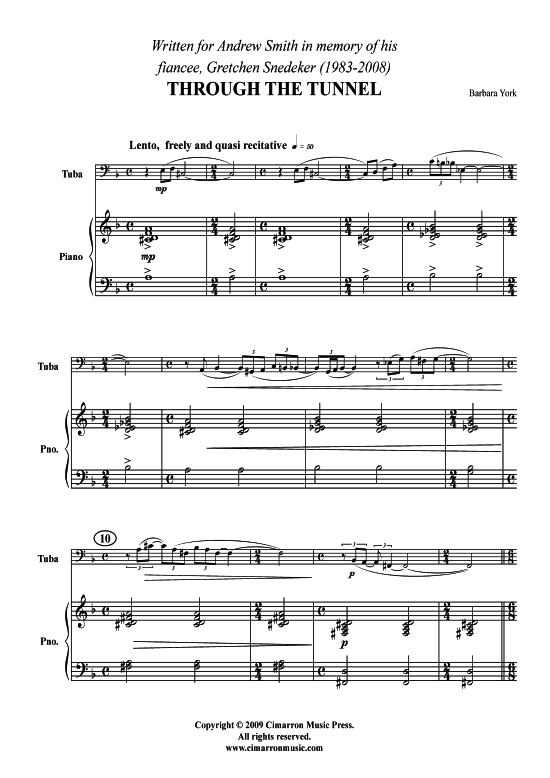 Product picture to: Through the Tunnel Barbara York