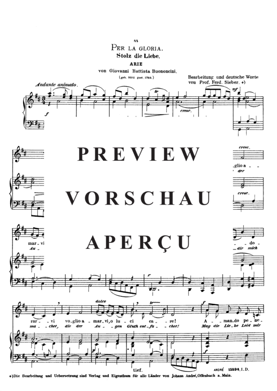 gallery: Per la gloria d´adorarvi , Sieber Ferdinand, (Gesang tief + Klavier)