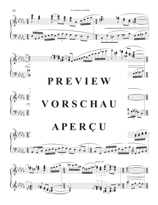 gallery: La Sonata modello , , Klavier Solo