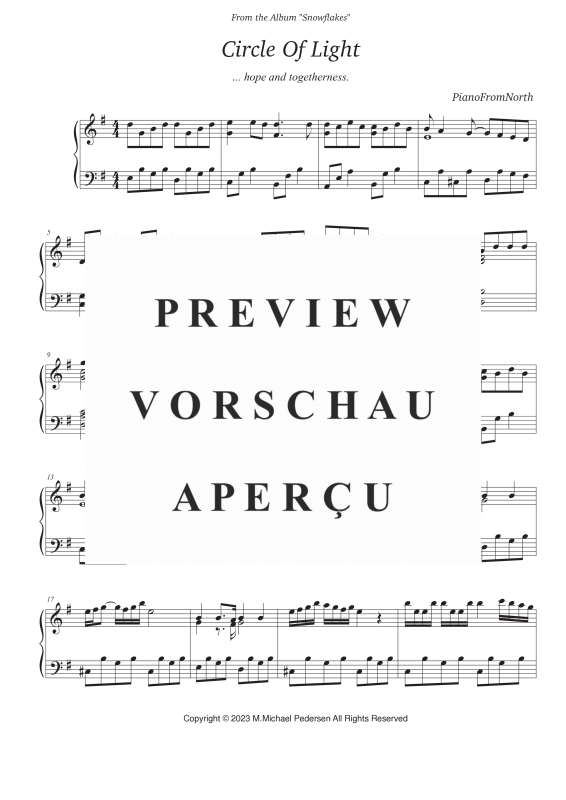 gallery: Circle Of Light, Pedersen, Michael, (piano solo)