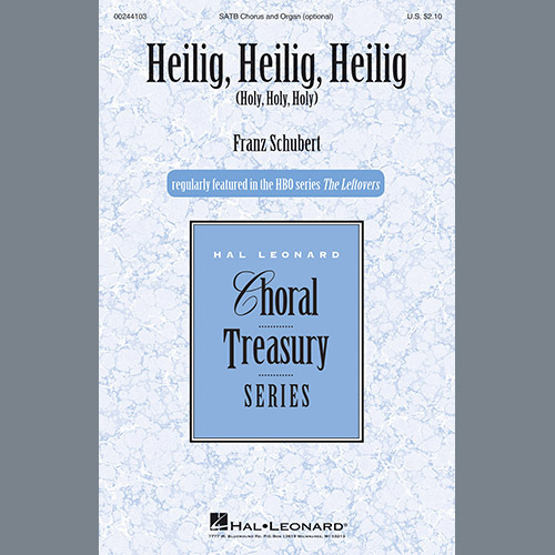 cover: Heilig, Heilig, Heilig (Holy, Holy, Holy), Franz Schubert