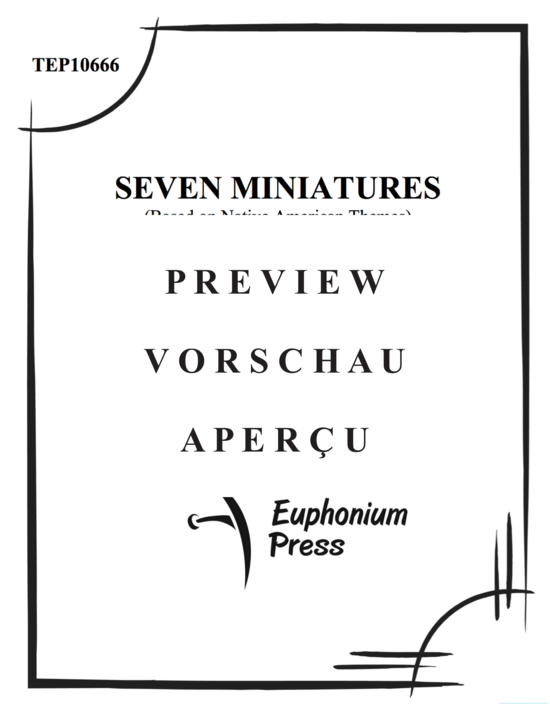 Product gallery: Page 2 of 18 Seven Miniatures , , (Duet for euphonium + tuba)