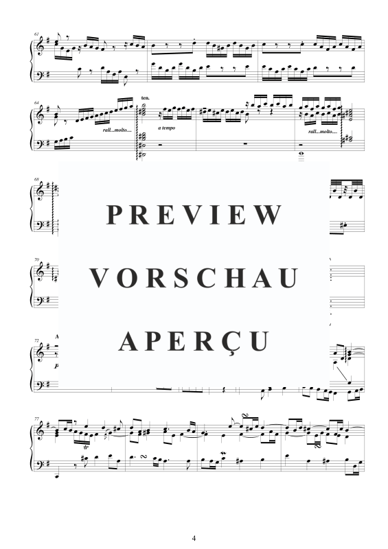 Produktgalerie: Seite 5 von 8 Fantasia in G-Dur BWV 571, , Klavier Solo